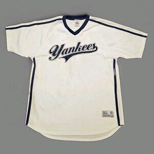 New York Yankees MLB Baseball Short Sleeve Jersey Vintage Men's Size Large